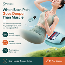 Smart Lumbar Traction & Therapy Device — Sciatica, Disc & Lower Back Pain Support