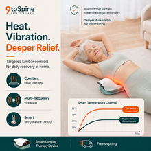 Smart Lumbar Traction & Therapy Device — Sciatica, Disc & Lower Back Pain Support