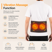 Heated Massage Belt — Neck, Shoulder & Back Pain Support