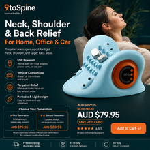 Electric Massage Pillow — Neck, Shoulder & Back Pain Support