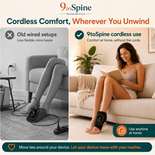 Heated Foot Therapy Massager — Heat, Compression & Massage for Foot Pain Relief